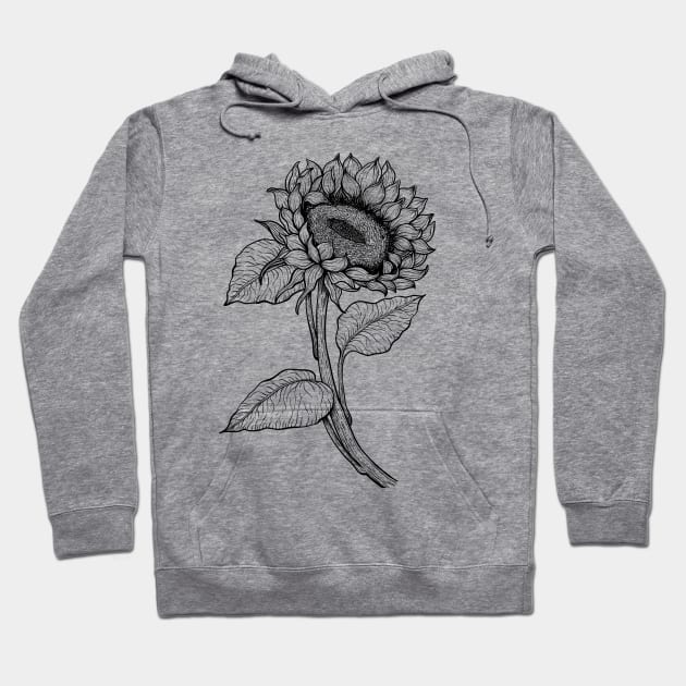 Sunflower 5 Hoodie by katerinamk